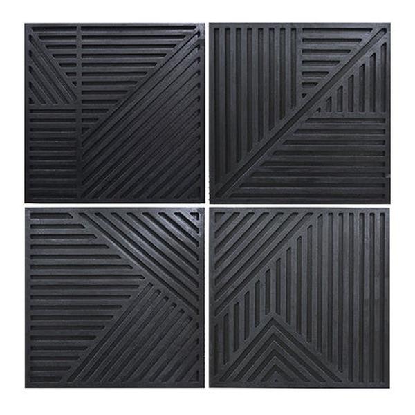 CVTWA1496BK 20 in. Graham 2 Wall Art, Black