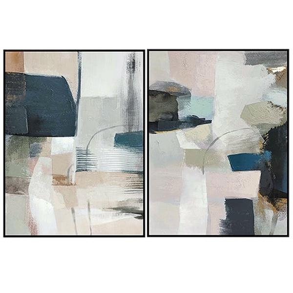 CVTOP3134 29.5 in. Broughton Canvas Art, Blue & Green