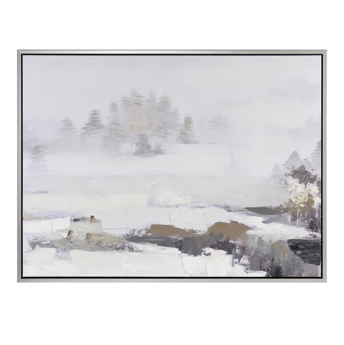 CVTOP3208 47.2 in. Eagan Canvas Art, Gray & White