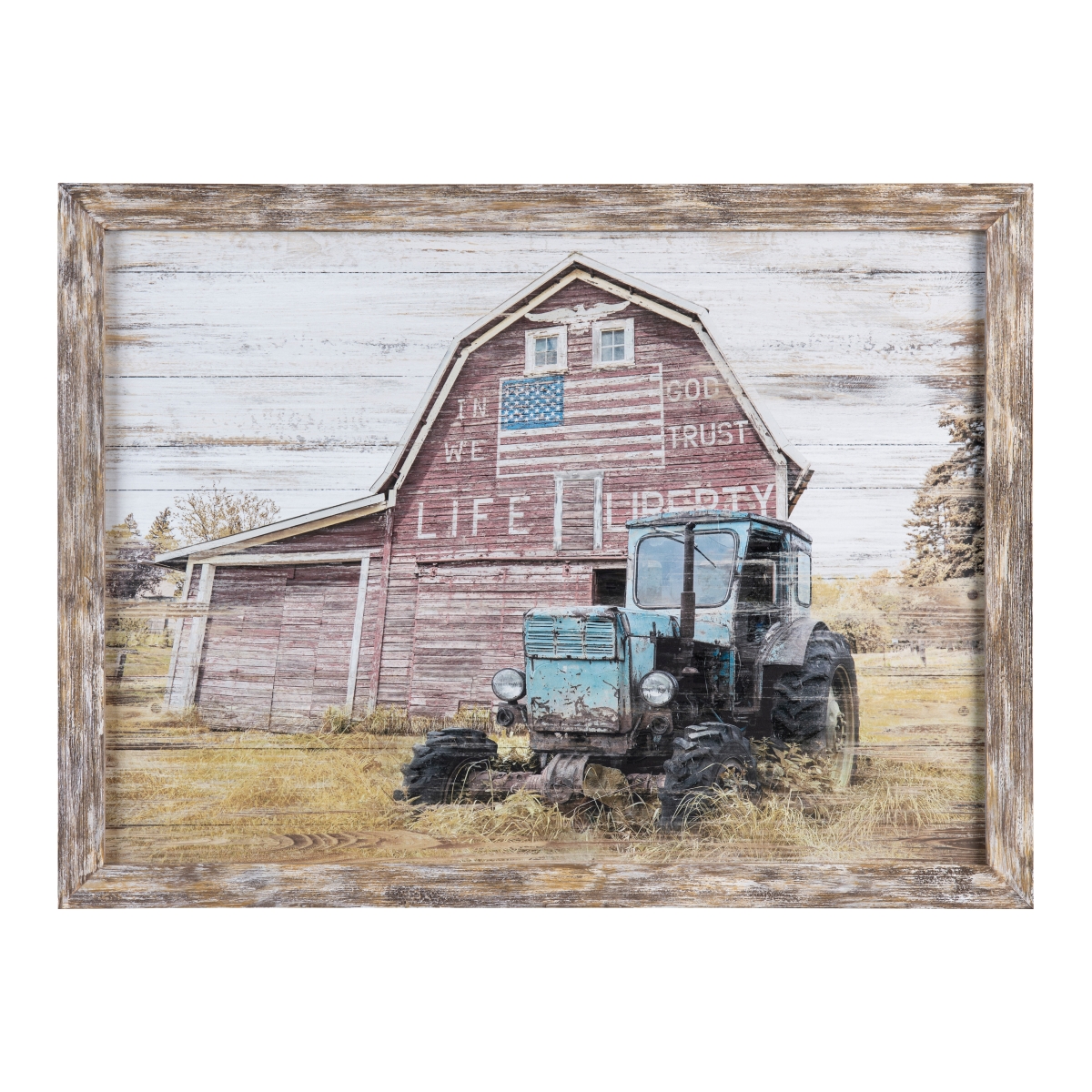 CVTOP3250 40 in. Truck Yeah 2 Canvas Art, Blue & Natural