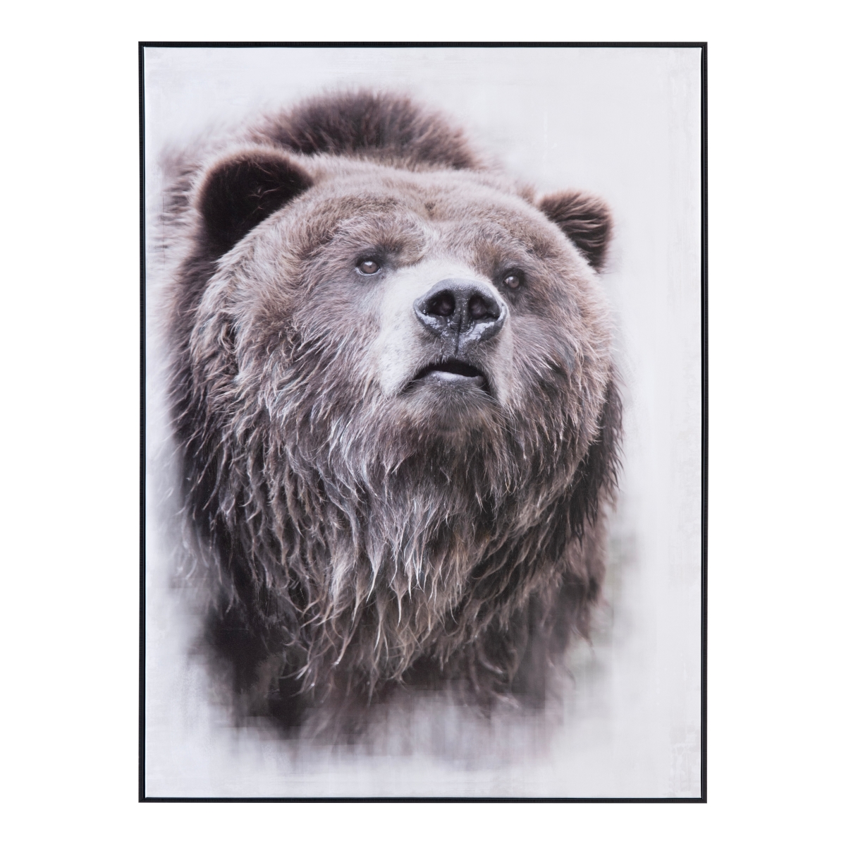 CVTOP3268 30 in. Bears Den Canvas Art, Gray & Brown