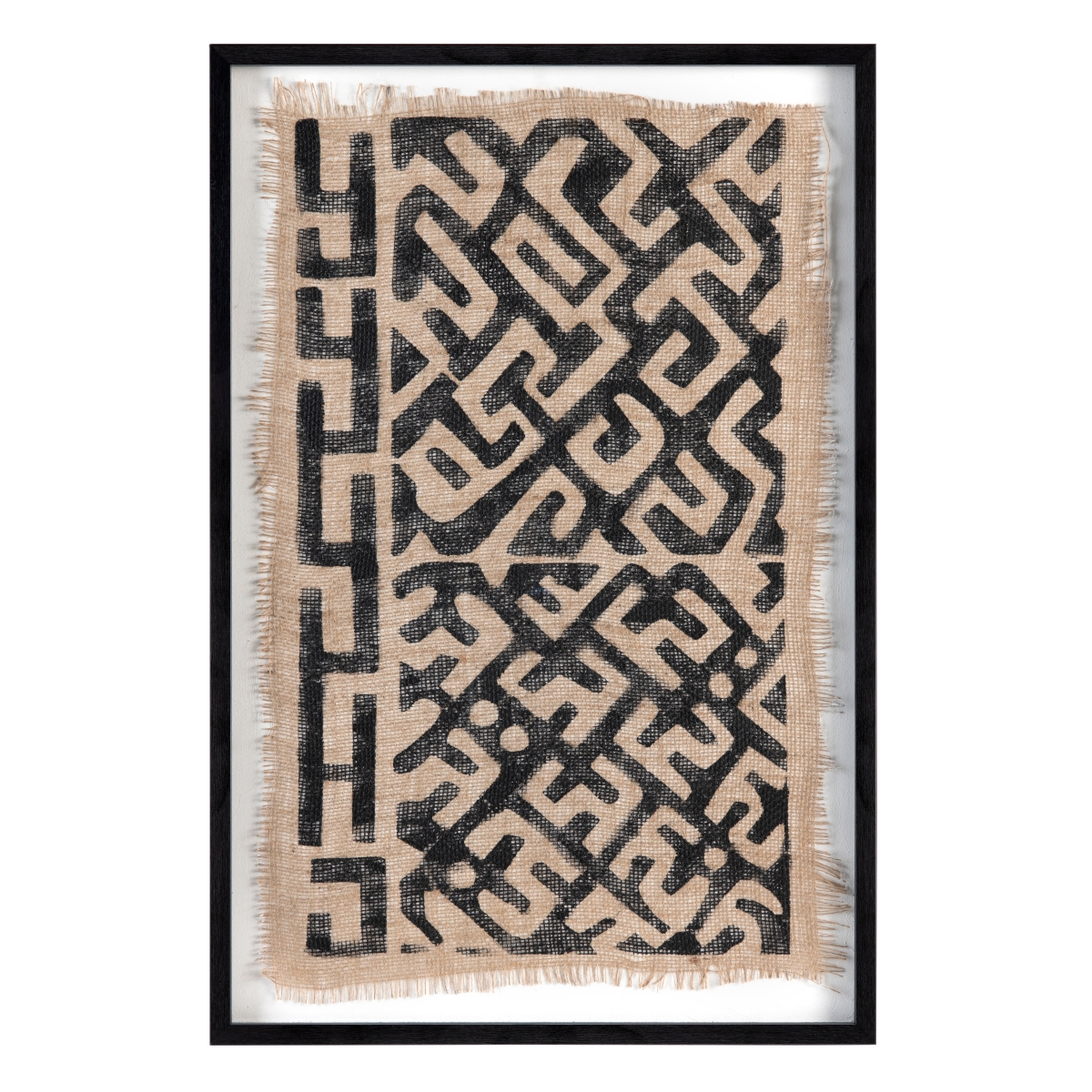 CVTOP3296 24 in. Serengeti Canvas Art, Black & Brown
