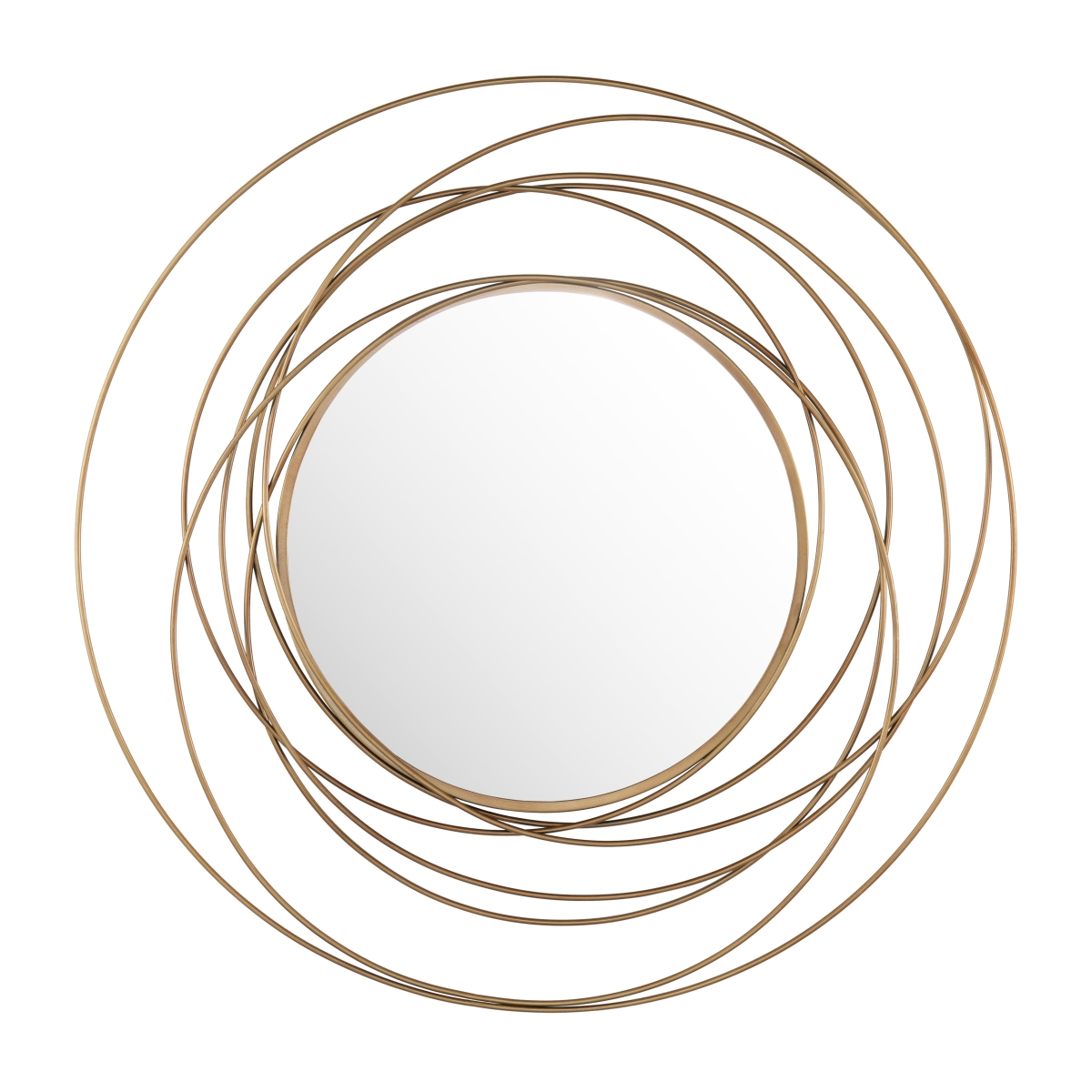 CVTMR1898 36 in. Hudson Wall Mirror, Gold