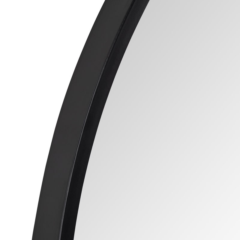CVTMR1880BLACK 47 in. Napa 2 Wall Mirror, Black
