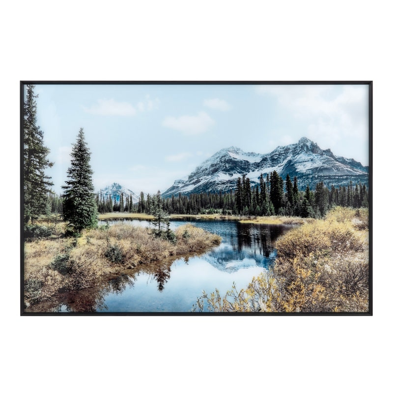 CVTOP3314 48 in. Wheeler Canvas Art, Green & Brown