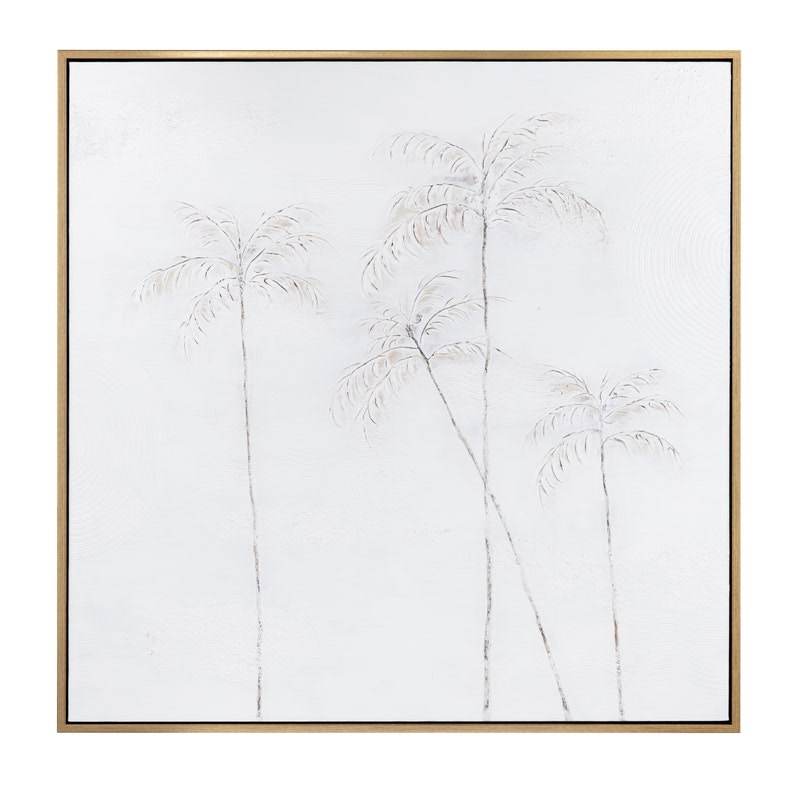 CVTOP3331 51.6 in. Sheffield Canvas Art, White
