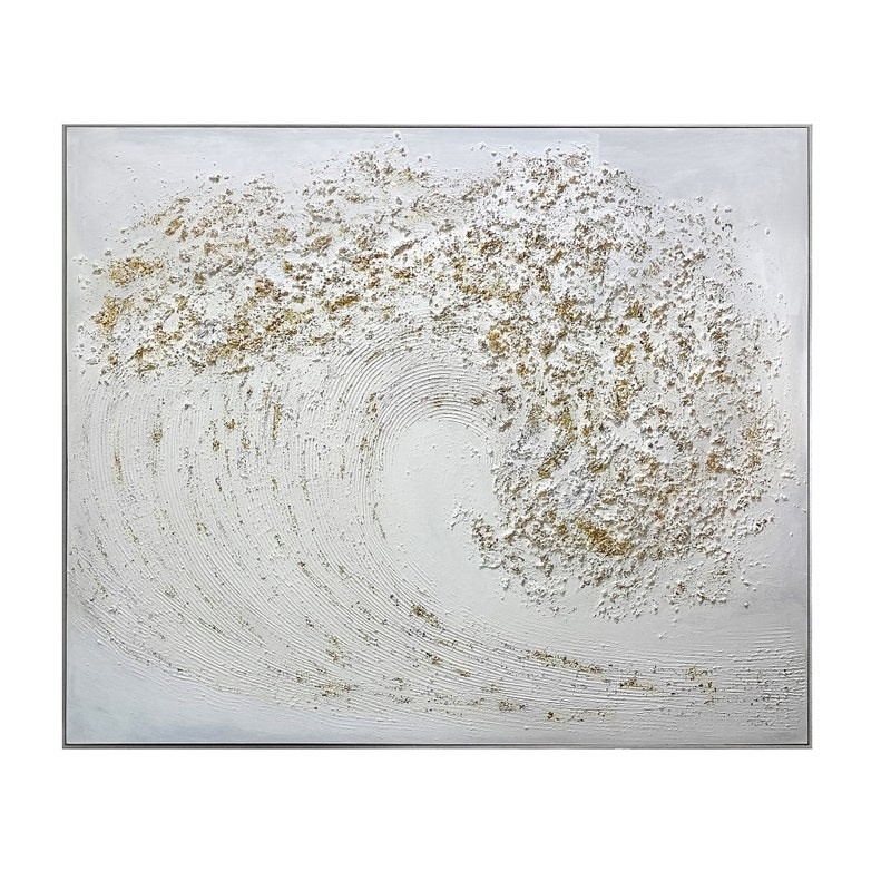 CVTOP3338 60 in. Keyport Canvas Art, White
