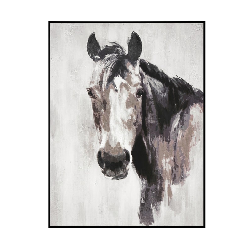 CVTOP3354 36 in. Brantley Canvas Art, Brown & White