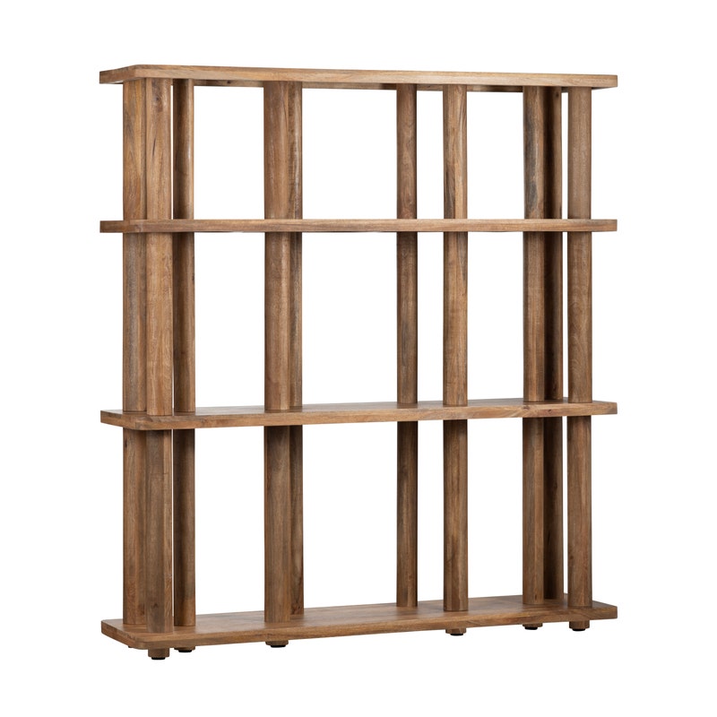 Crestview CVFNR4804 2 Shelf Etagere Bookshelf, Brown