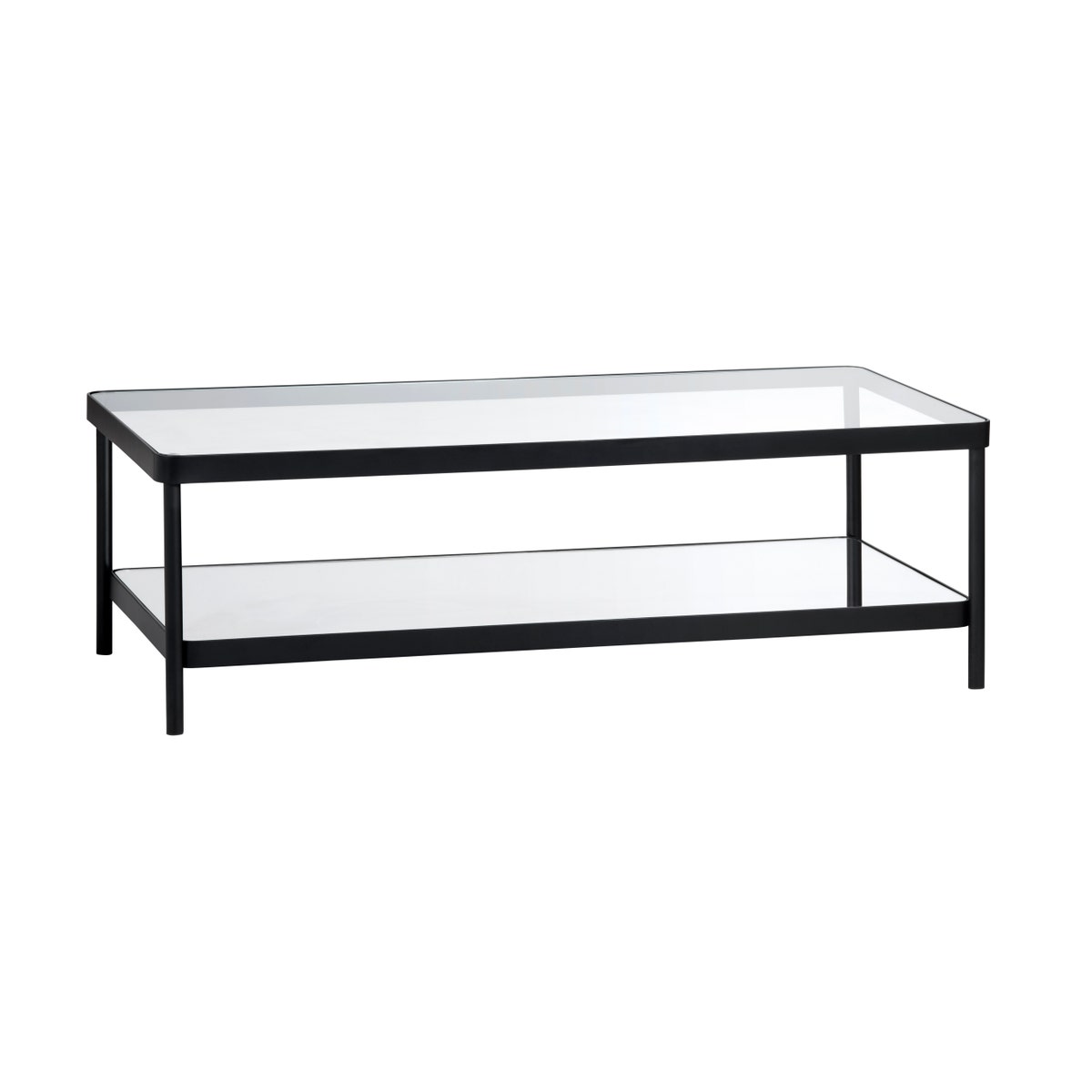 Crestview CVFZR6192 Ellison Cocktail Coffee Table, Black