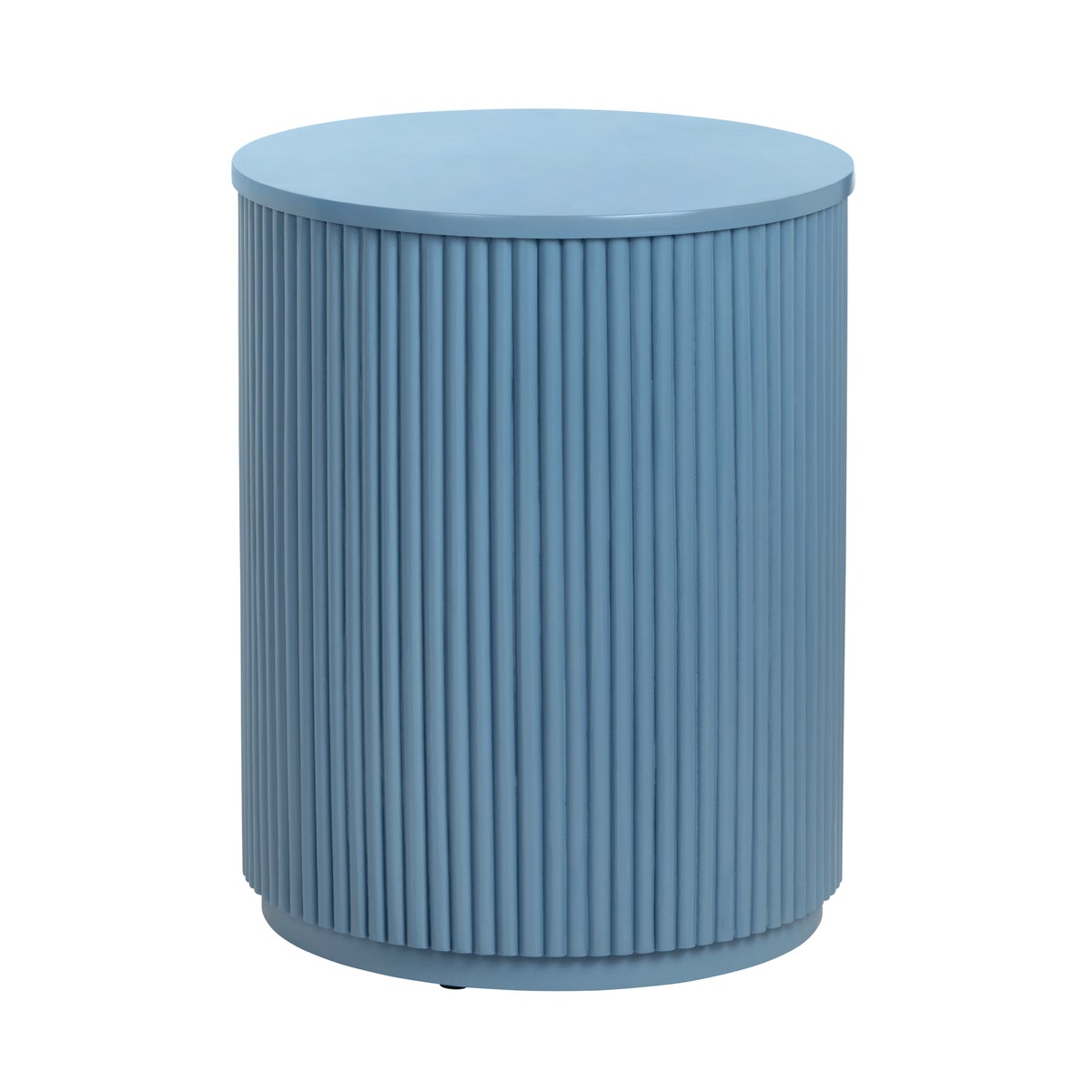 Crestview CVFDR1305 Astoria Accent End Table, Blue