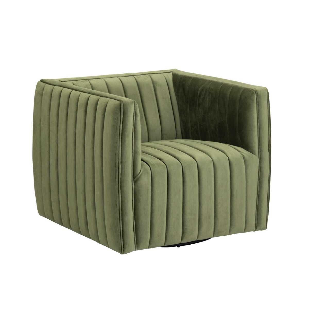 Crestview CVFZR6158 Draper Accent Chair, Green