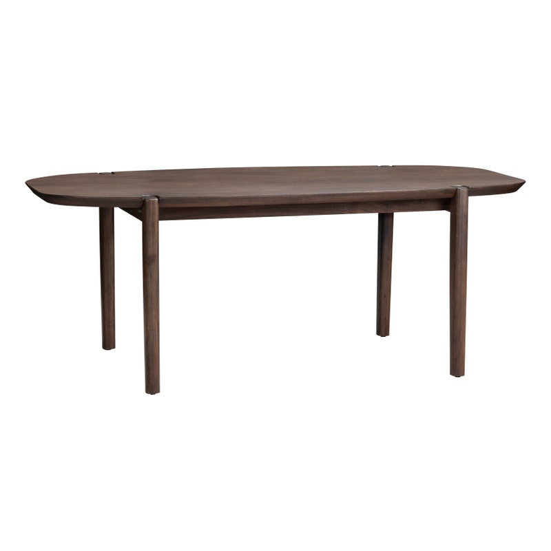 Crestview CVFNRD114 86 in. Solid Mango Dining Table, Brown