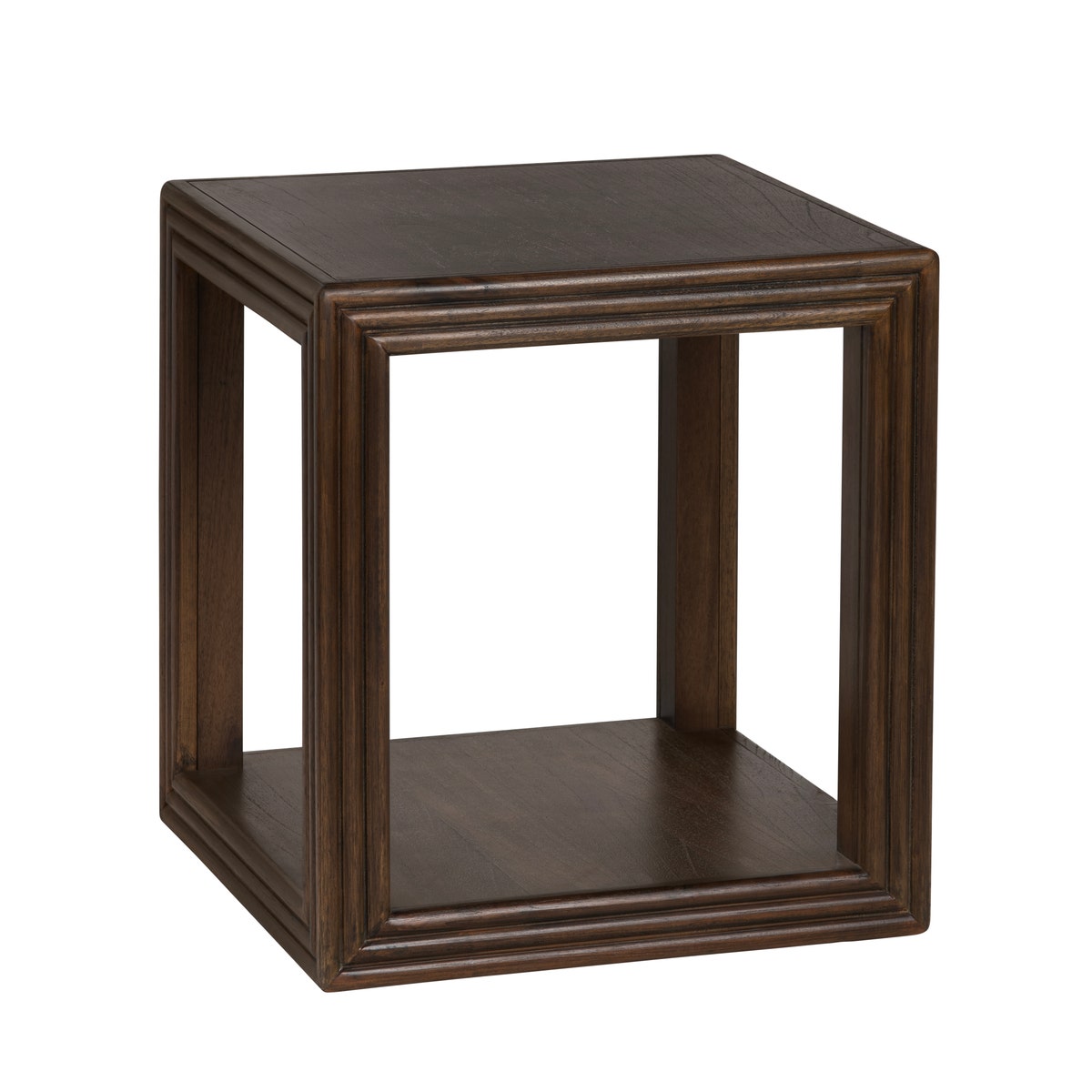 Crestview CVFDR1314 Vista Accent End Table, Brown