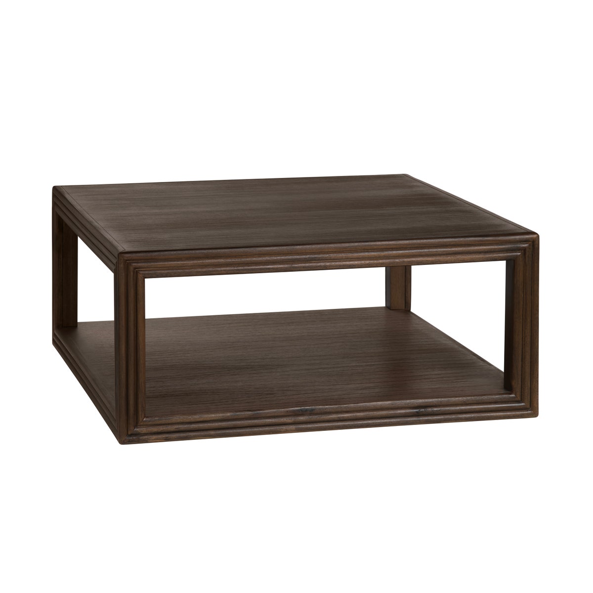 Crestview CVFDR1313 Vista Cocktail Coffee Table, Brown
