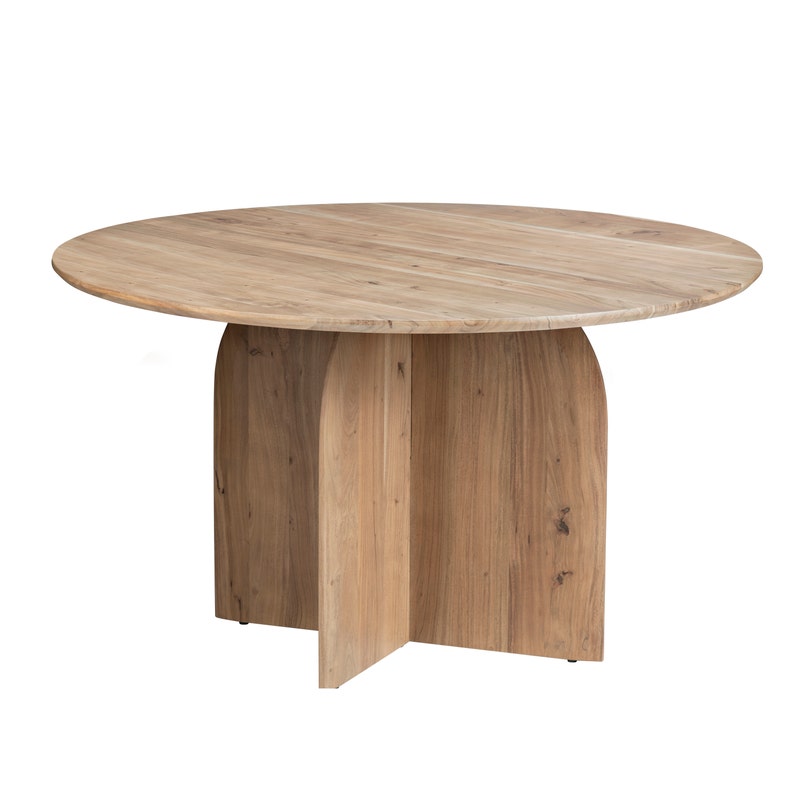 Crestview CVFNRD112 Braxton Dining Table, Natural