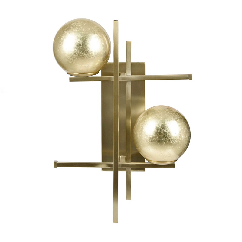 Crestview CVW1ZP007 Jennings Wall Sconce, Brass