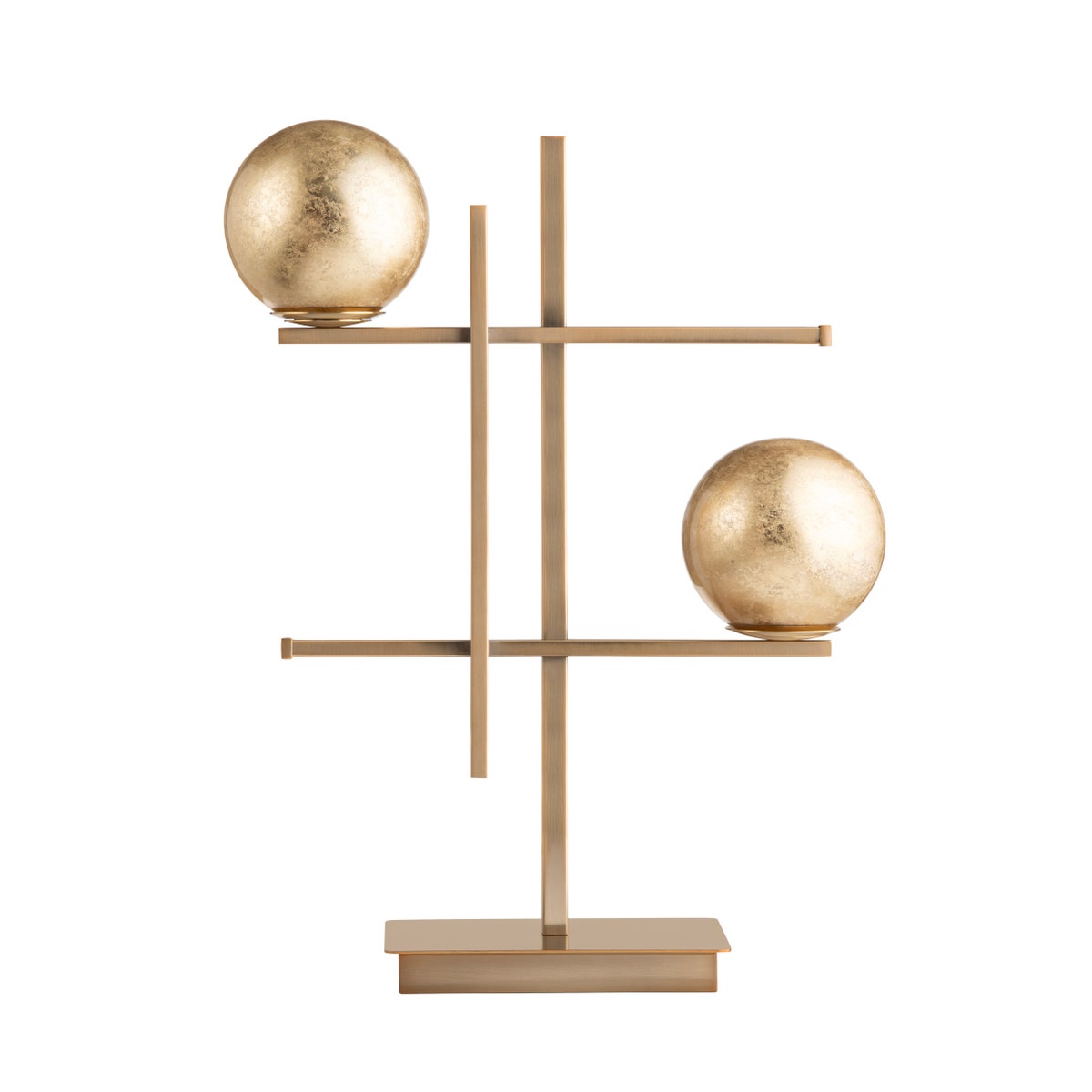 Crestview CVAZER146 Jennings Accent Lamp, Brass
