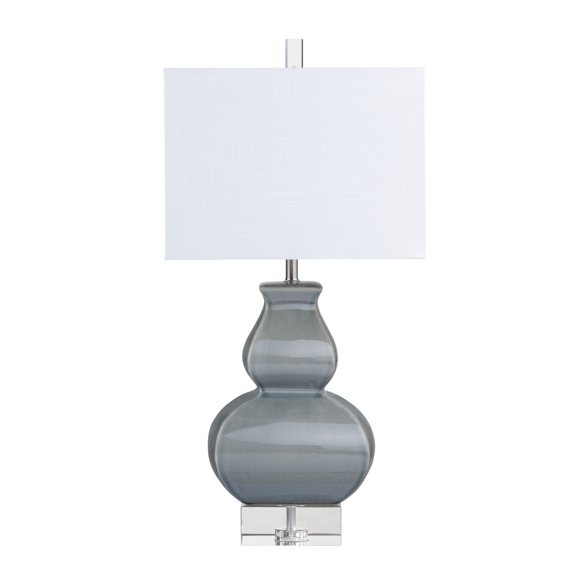 Crestview CVAZP101B 30 in. Ceramic Table Lamp with Shade