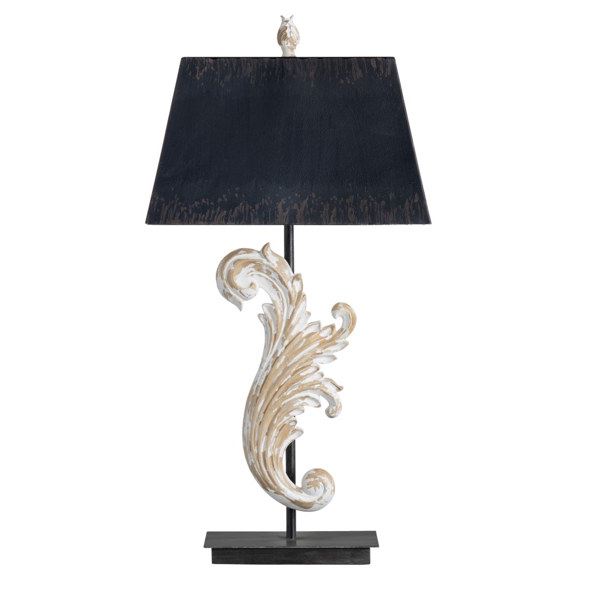 Crestview CVAVP1903 Paxton Table Lamp, Beige - Pack of 2