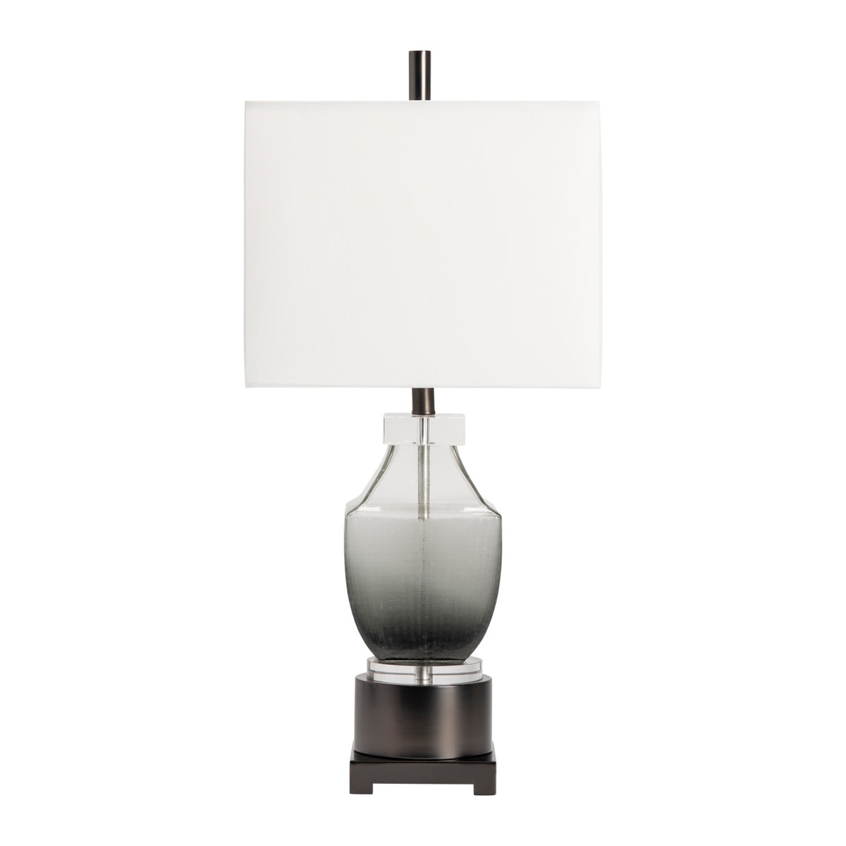 Crestview CVABS1916 Mc Cance Table Lamp, Grey