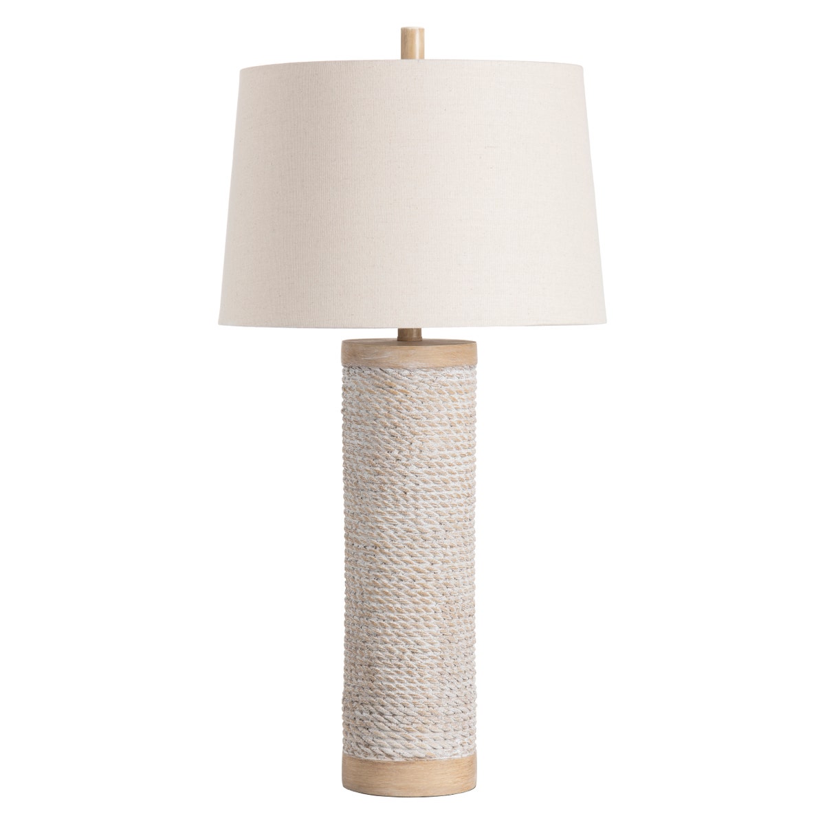 Crestview CVAVP1889 Sutcliffe Table Lamps, Natural & Beige - Pack of 2