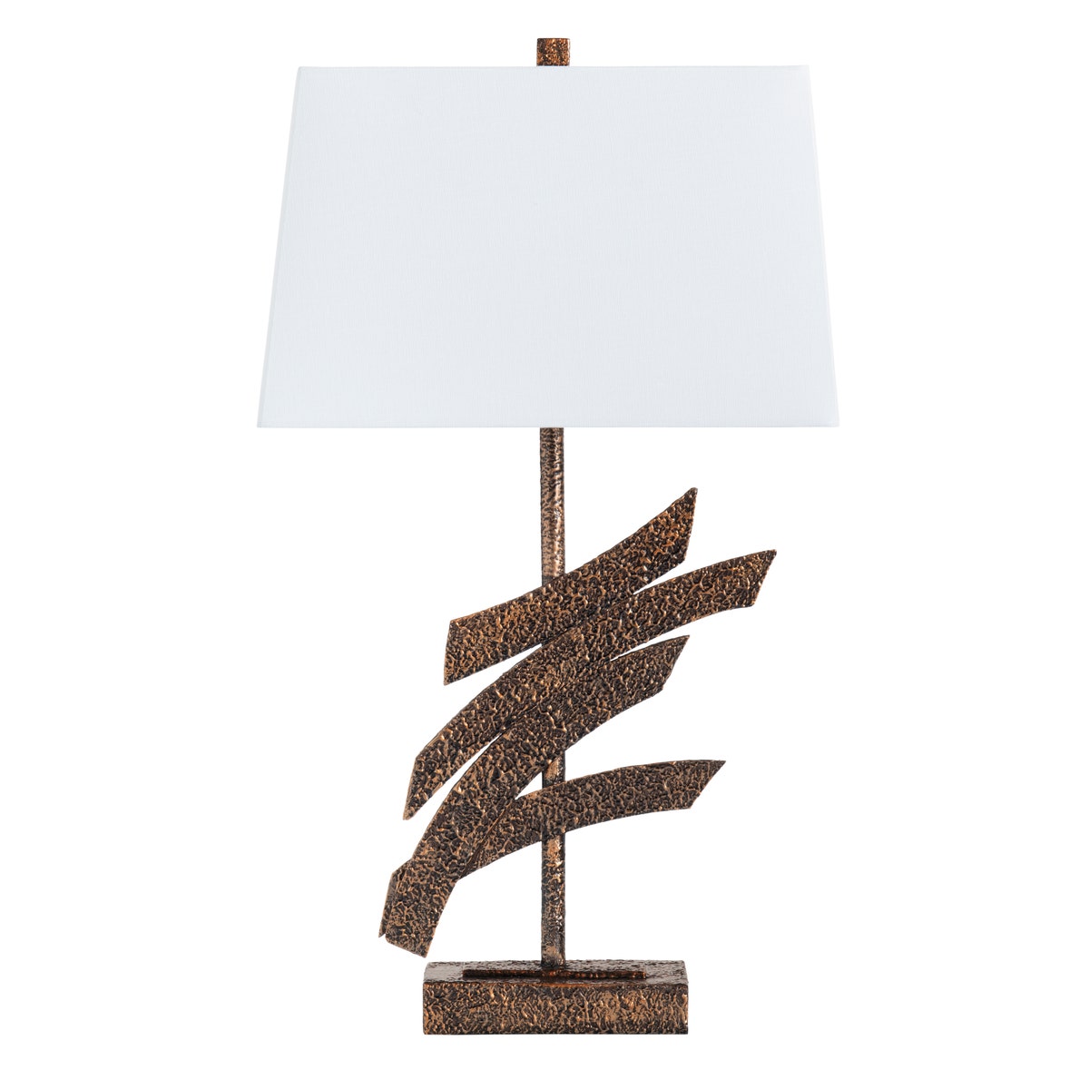 Crestview CVAZER134 Styxx Table Lamp, Brown - Pack of 2