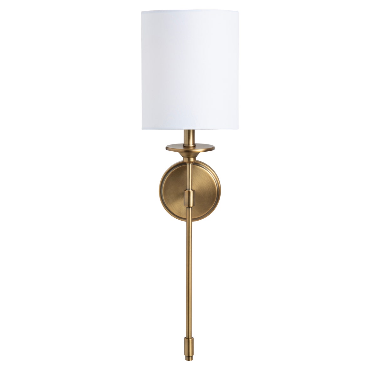Crestview CVW1P470 Olympia Wall Sconces, Gold - Pack of 2