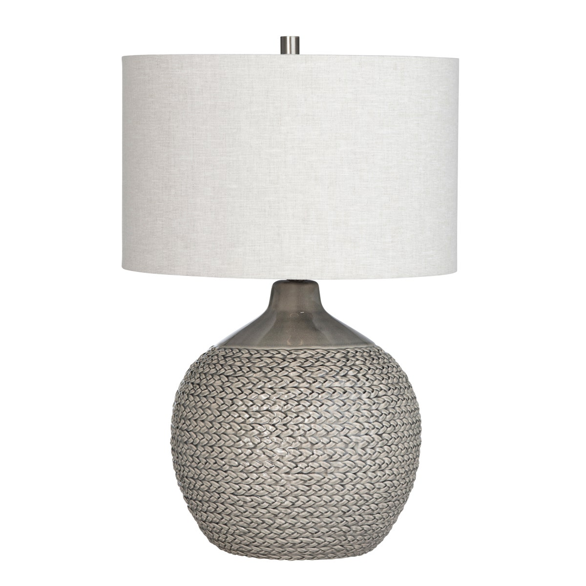 Crestview CVAP2827 Cairo Table Lamp, Grey