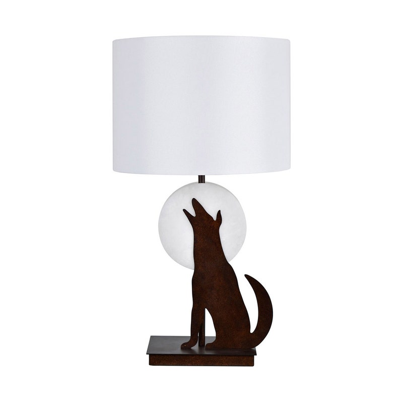 Crestview CVAZER137 Moondance Table Lamp, Black & White - Pack of 2