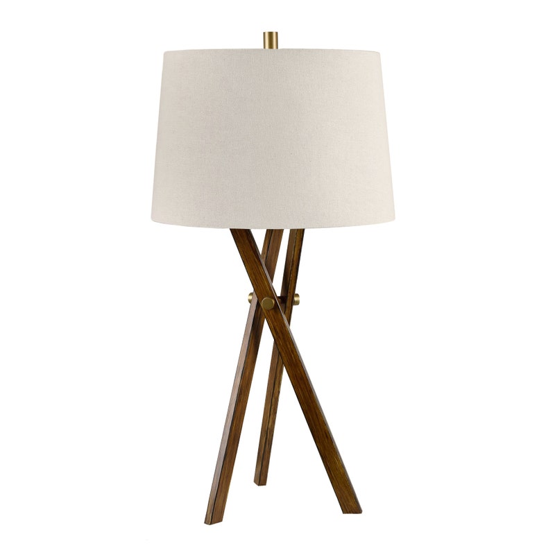 Crestview CVAER2036 Hendrix Table Lamp, Brass - Pack of 2