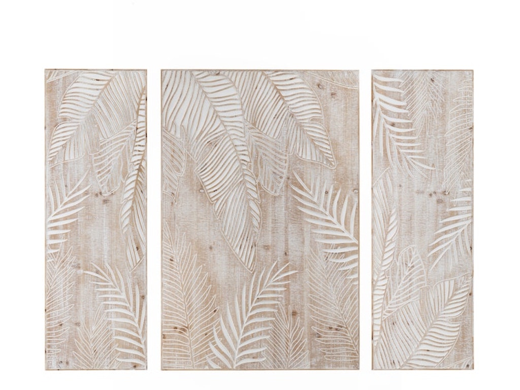 Crestview CVTWA1501 Wood Palms Wall Art