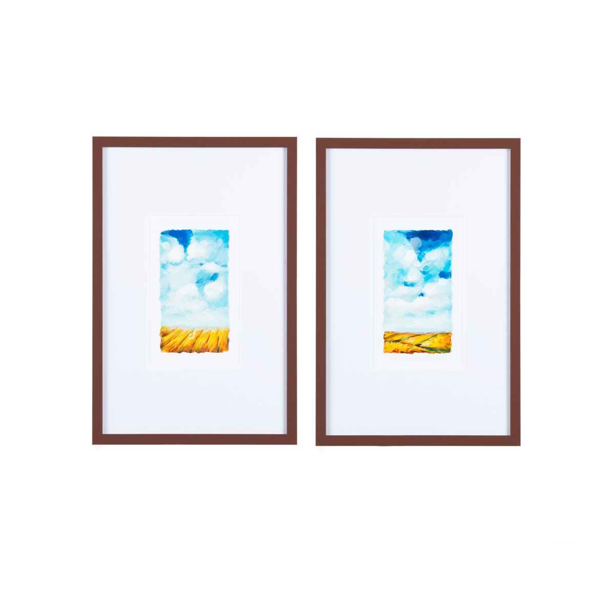 Crestview CVTOP3450 Shining Days Wall Art, Blue & Brown