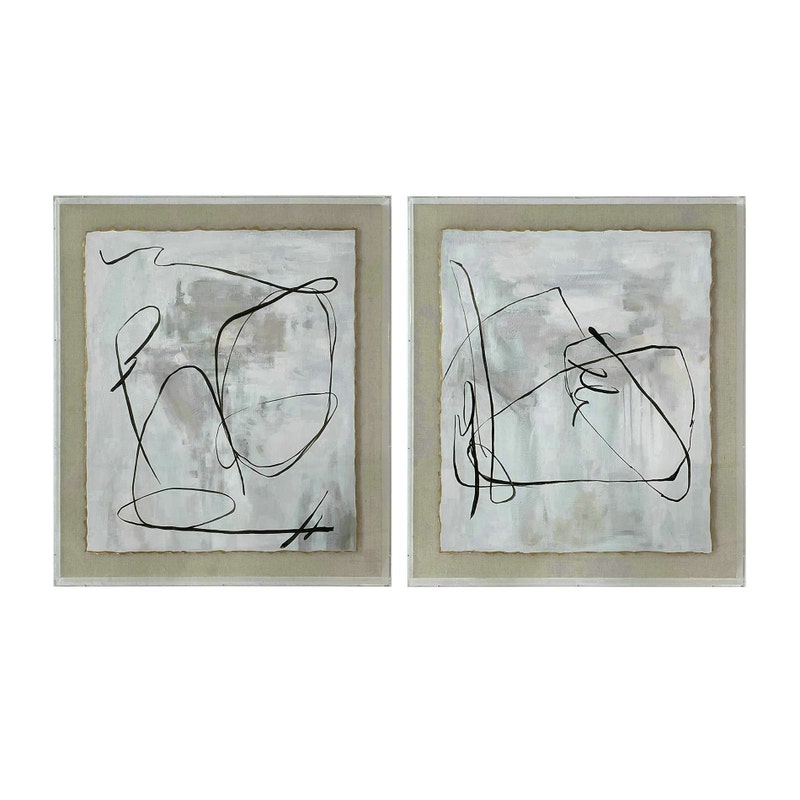 Crestview CVTOP3384 Waldorf 3 Wall Art, Brown & Black