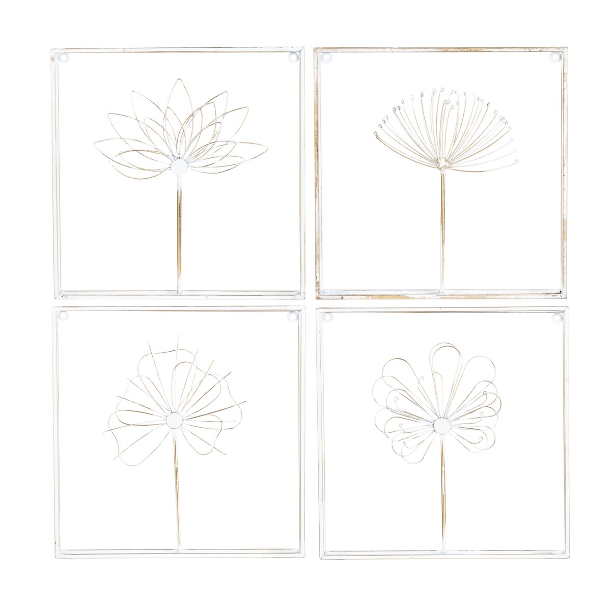 Crestview CVDZEP060 Arabello Wall Decors - 4 Piece