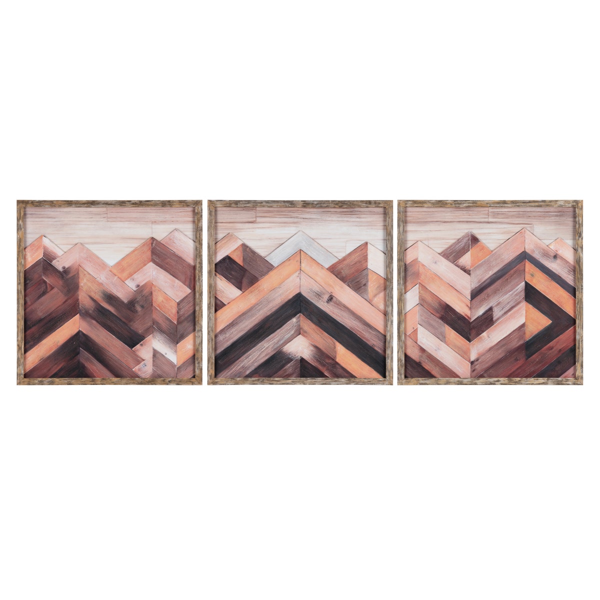 Crestview CVTOP3439 Sierra Nevada Wall Art, Brown & Black