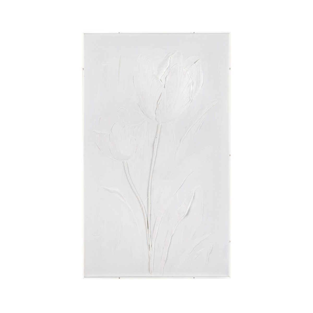 Crestview CVTOP3441 Blossoming 2 Wall Art, White