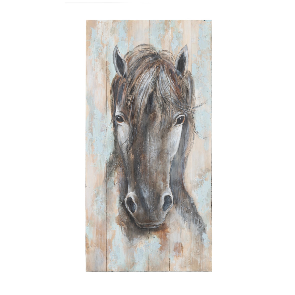 Crestview CVTOP3455 Ranch Life Wall Art, Brown & Green