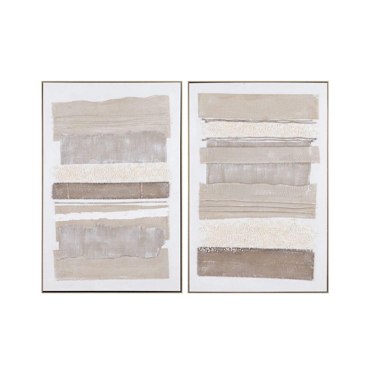 Crestview CVTOP3503 Frayed Lines Wall Art