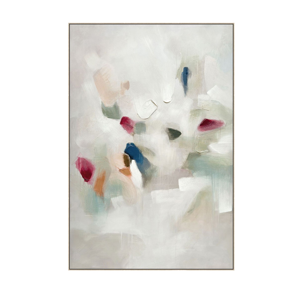 Crestview CVTOP3348 Barlow Canvas Wall Art, Green & Blue