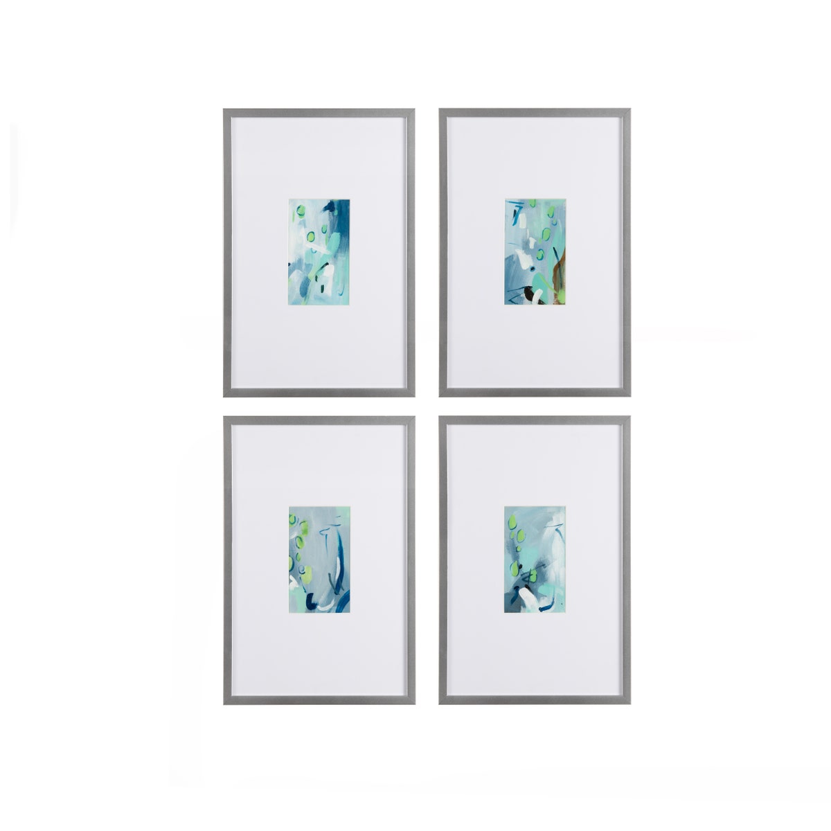Crestview CVTOP3452 Bliss Prints Wall Art, Blue & Green