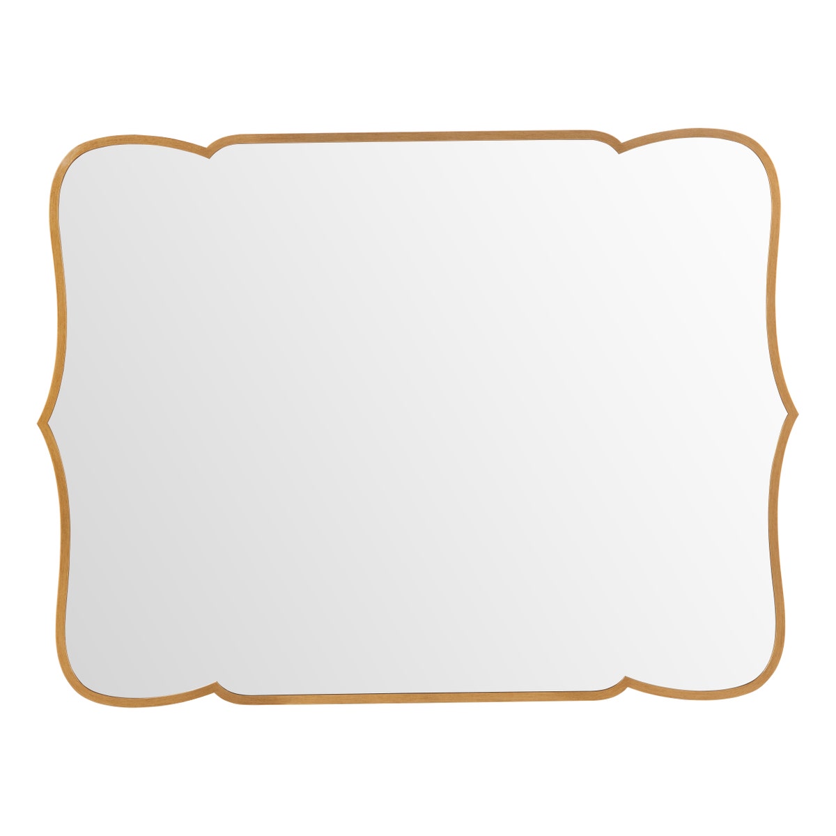 Crestview CVTMR1887GOLD Hearst 2 Metal Mirrors, Gold