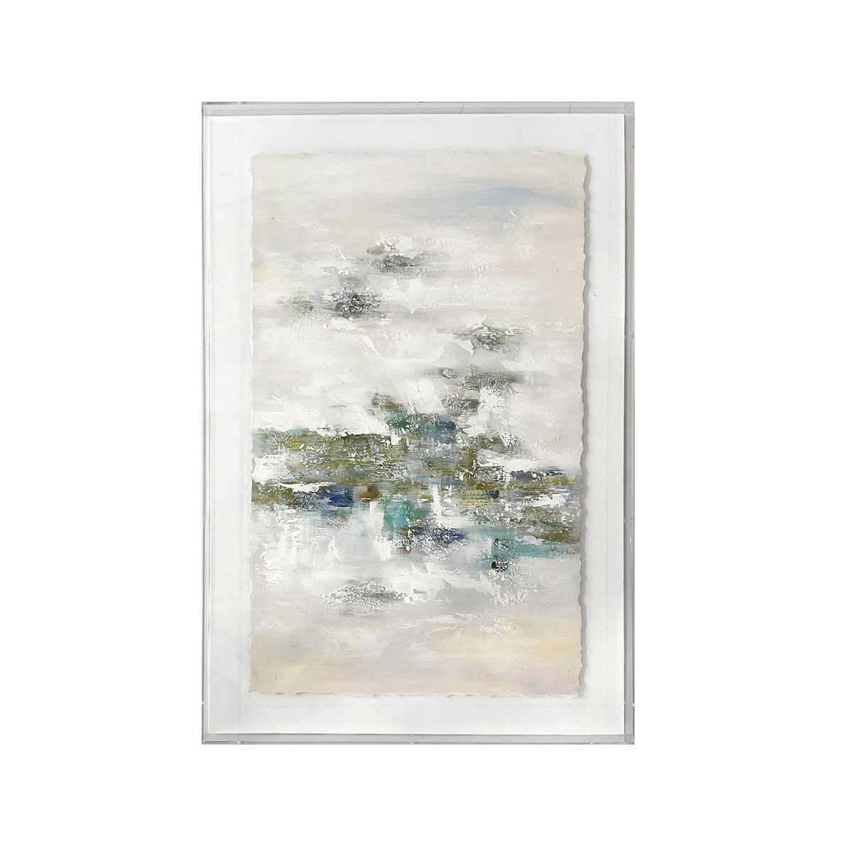 Crestview CVTOP3461 Adair 3 Wall Art, Green & Silver