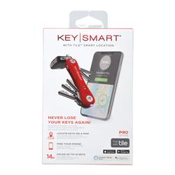 Picture of Curv Group KS411-RED KeySmart Pro with Tile Smart Location&#44; Red