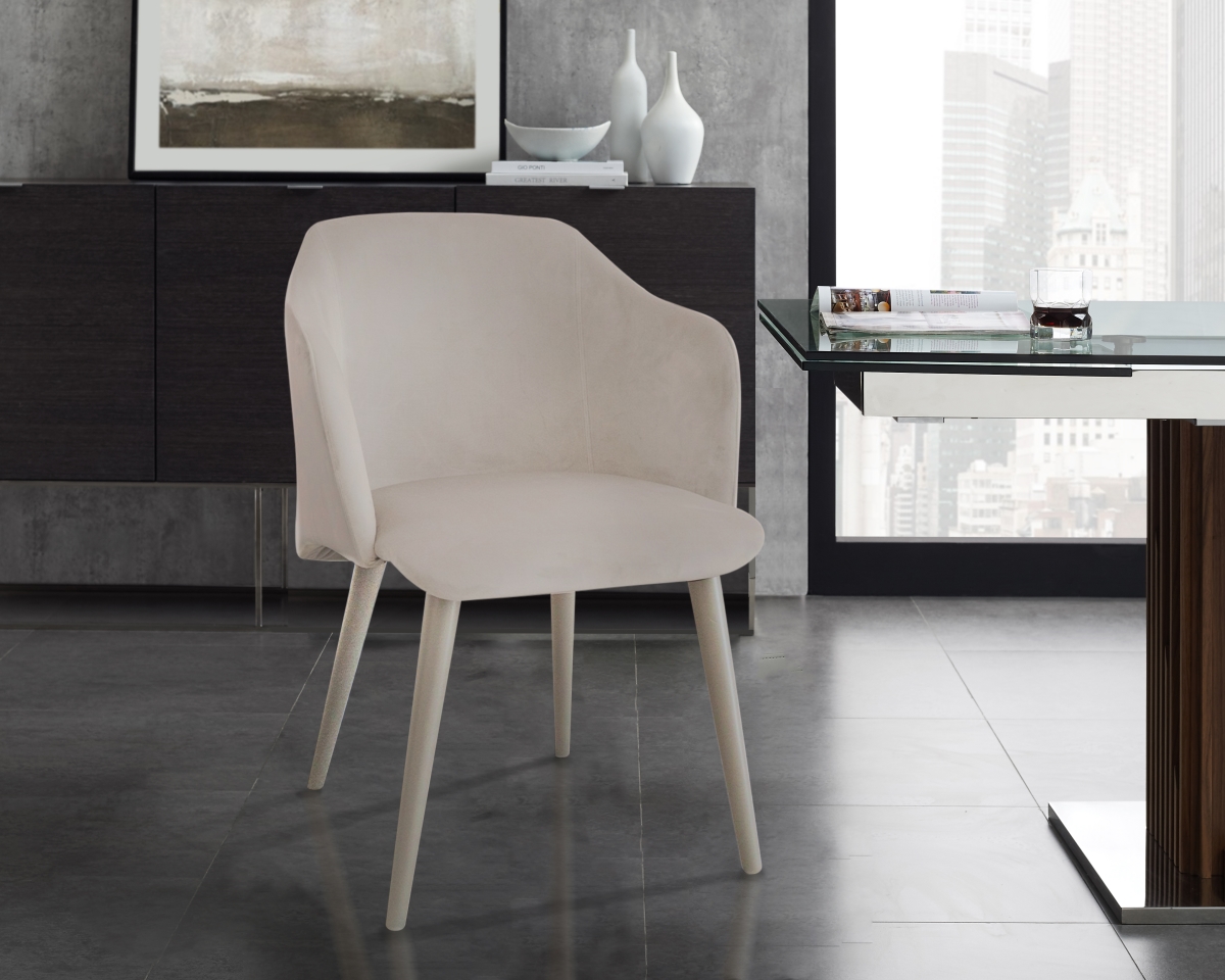 Picture of Casabianca Home TC-202G-SET2 Monroe Dining Chair&#44; Gray - Set of 2