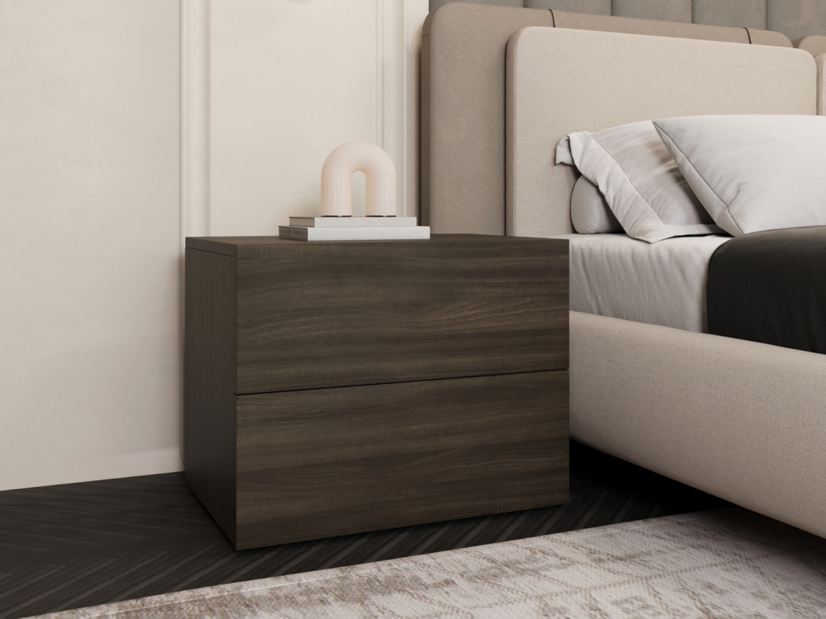 Picture of Casabianca Home US-253DO Ayla Nightstand Melamine&#44; Dark Oak