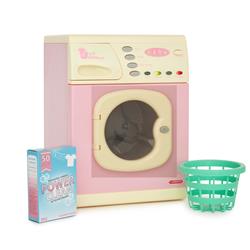 Toy Washing Machine with Light Sound & Spinning Drum, Pink -  Baker & Taylor Publishing, GR3443818