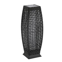 Picture of Baner Garden QN1017 Outdoor Solar Powered Lamp with Woven Rattan for Pool Patio Driveway Porch