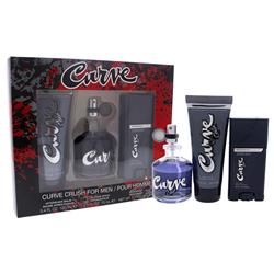 Picture of Liz Claiborne CBKM2 Curve Gift Set&#44; Black for Men - 3 Piece