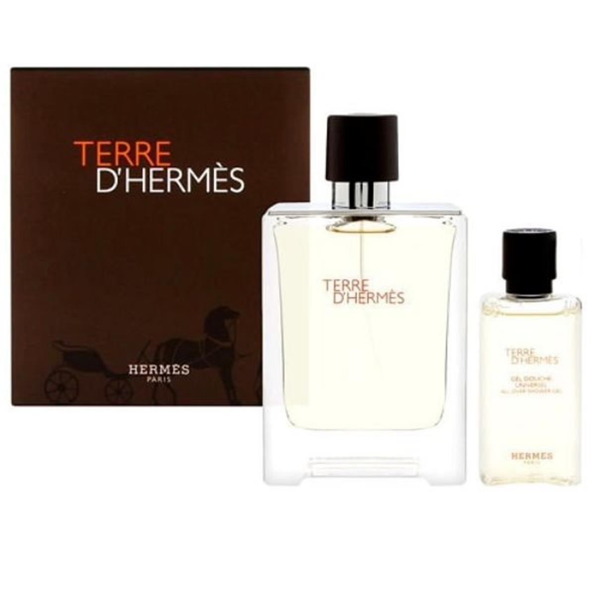 Picture of Hermes TDHM4A Terre Dhermes Men Gift Set - EDT 100 ml & Shower Gel 80 ml